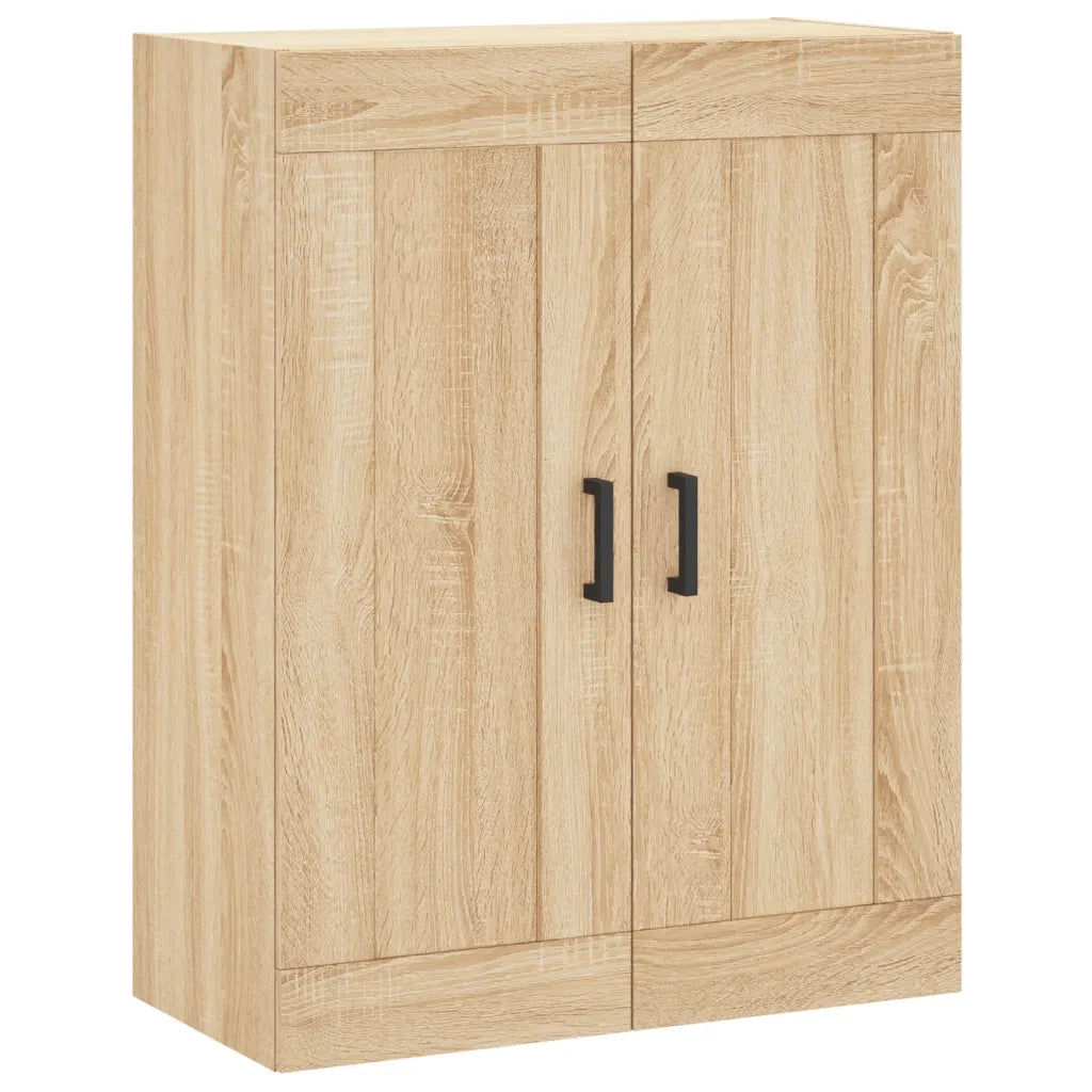 Armadietti a Parete 2 pz Rovere Sonoma in Legno Multistrato CFW1242046