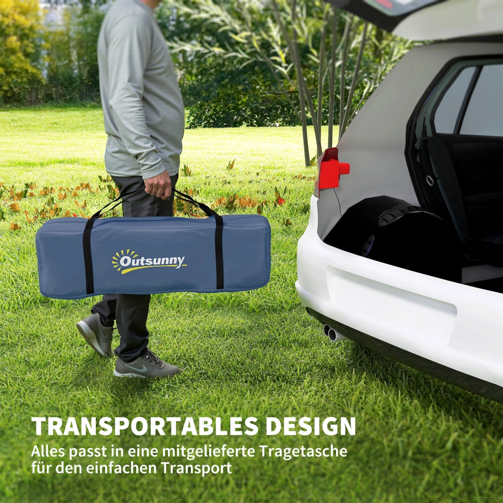 Tenda da campeggio 4 persone ¨C zephmum ¨C blu 345x240x130 cm