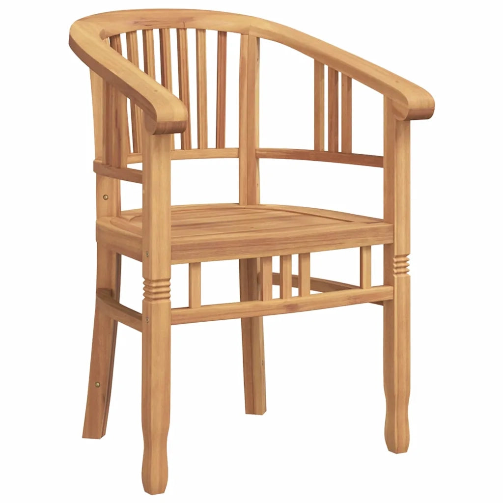Sedia 2 pcs Marrone 63 x 58 x 89 cm Legno di teak solido 42008384