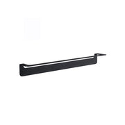 Porta salviette nero da 60 cm serie skyline - fissaggio biadesivo o incollo