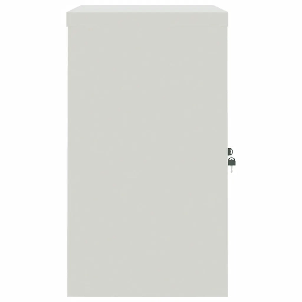 Armadio Classificatore Grigio Chiaro e Blu 90x40x70 cm Acciaio CFW1748798