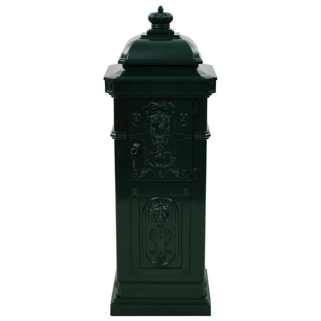 Cassetta della Posta in Alluminio Inossidabile Vintage Verde cod mxl 12733