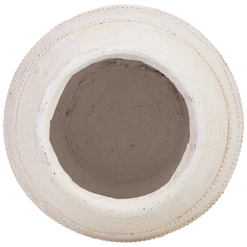 Vaso in magnesio bianco 45x45x47 cm