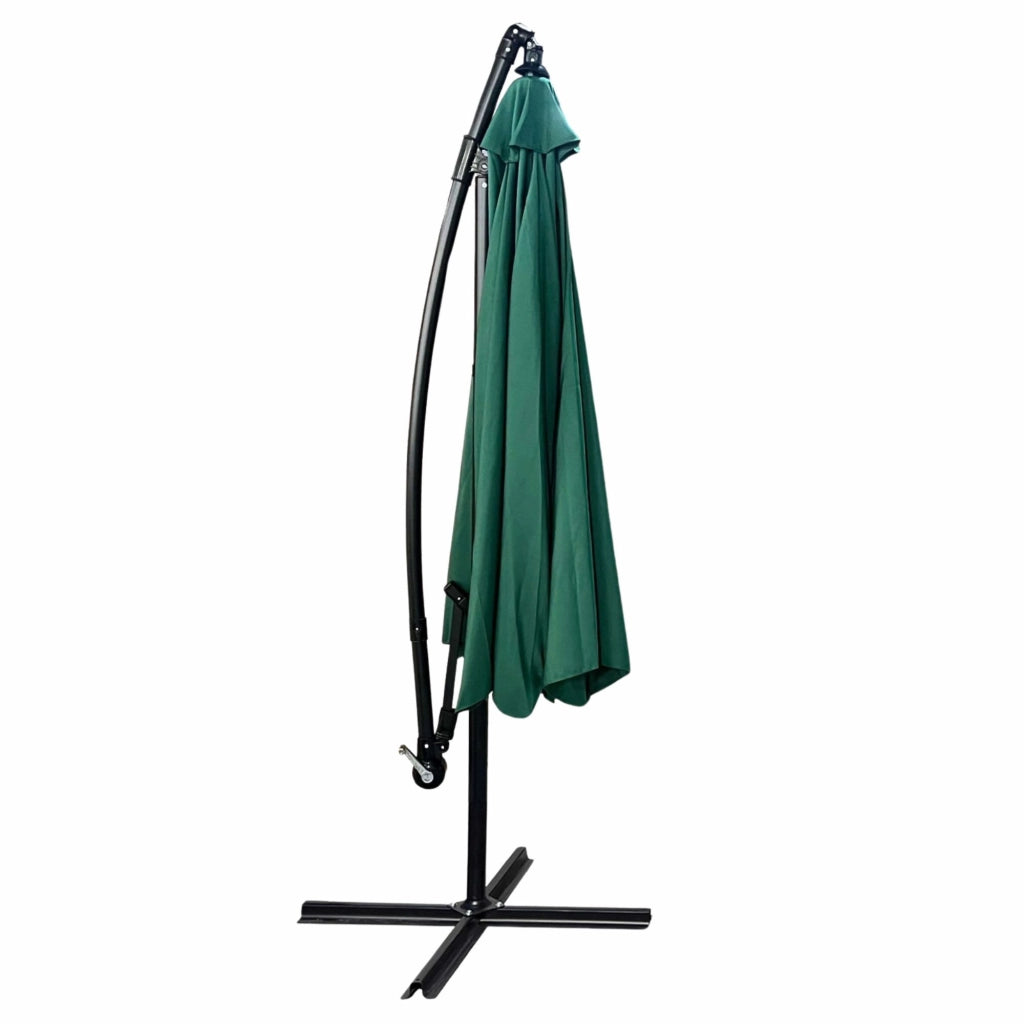 Ombrellone da giardino ASTER con protezione UV in colore rosso peso 12,1 kg dimensioni 300x300x245 cm