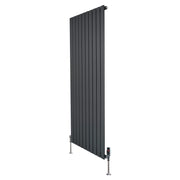 Radiatore Verticale 1600 x 700 mm con Valvole TRV Grigio Antracite