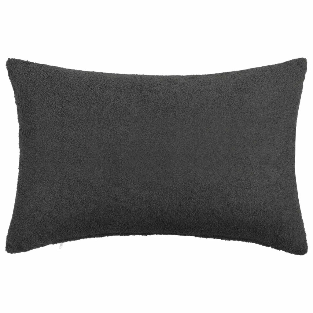 Federa 6 pcs HEERLEN Grigio Scuro 30 x 50 cm Bouclé 907780