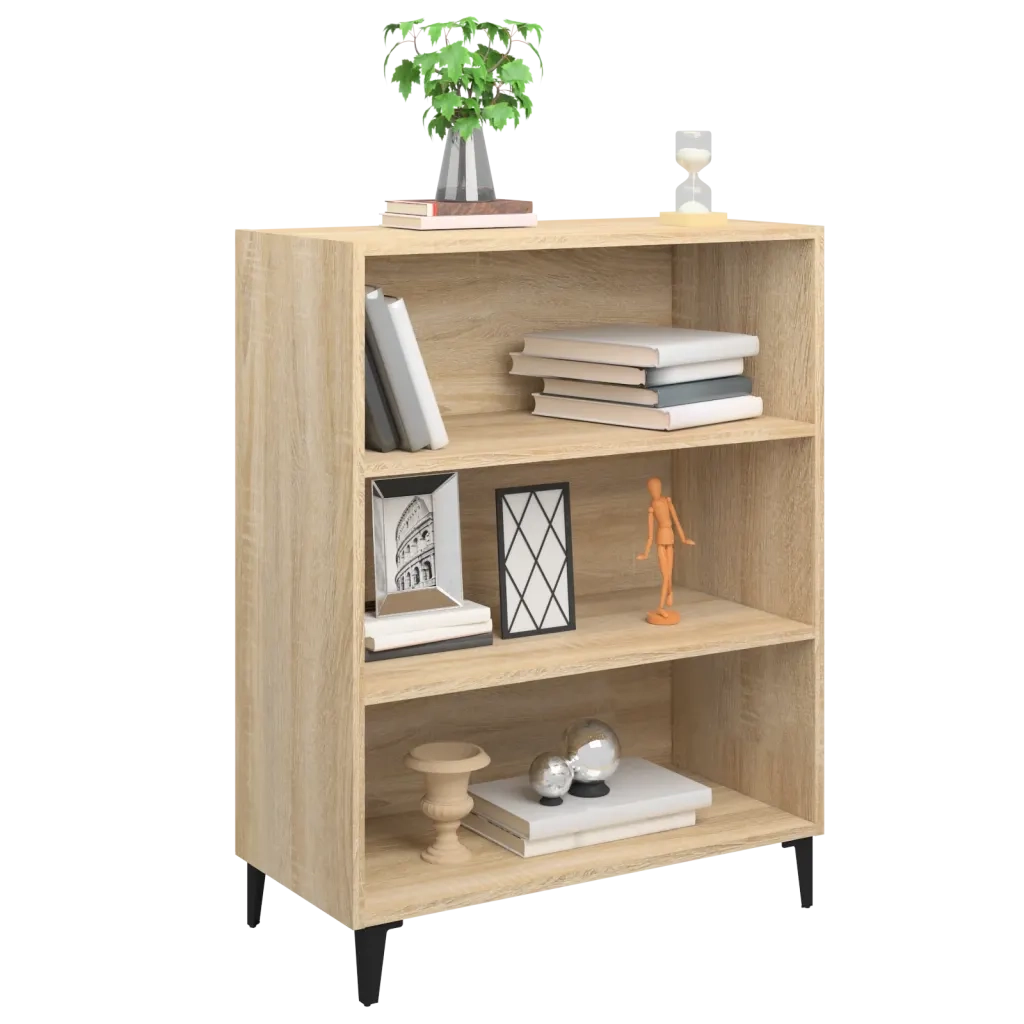 Credenza Rovere Sonoma 69,5x32,5x90 cm in Legno Multistrato cod mxl 23484