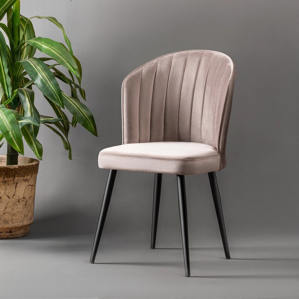 Set di sedie in legno "Rubi" (2 pezzi) - 52 x 42 x 85 cm - Cappuccino