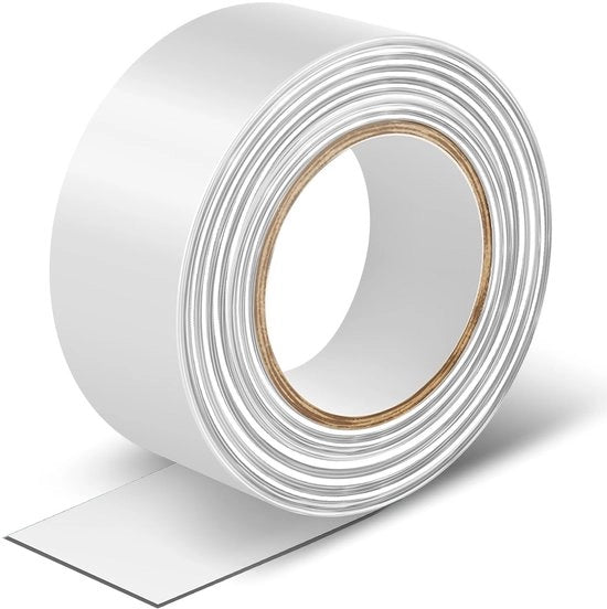 Striscia magnetica autoadesiva in lamiera di acciaio come base di adesione per magneti Larghezza 25,4 mm Lunghezza 5 m Striscia magnetica Striscia magnetica facile da tagliare a misura per magneti mag248