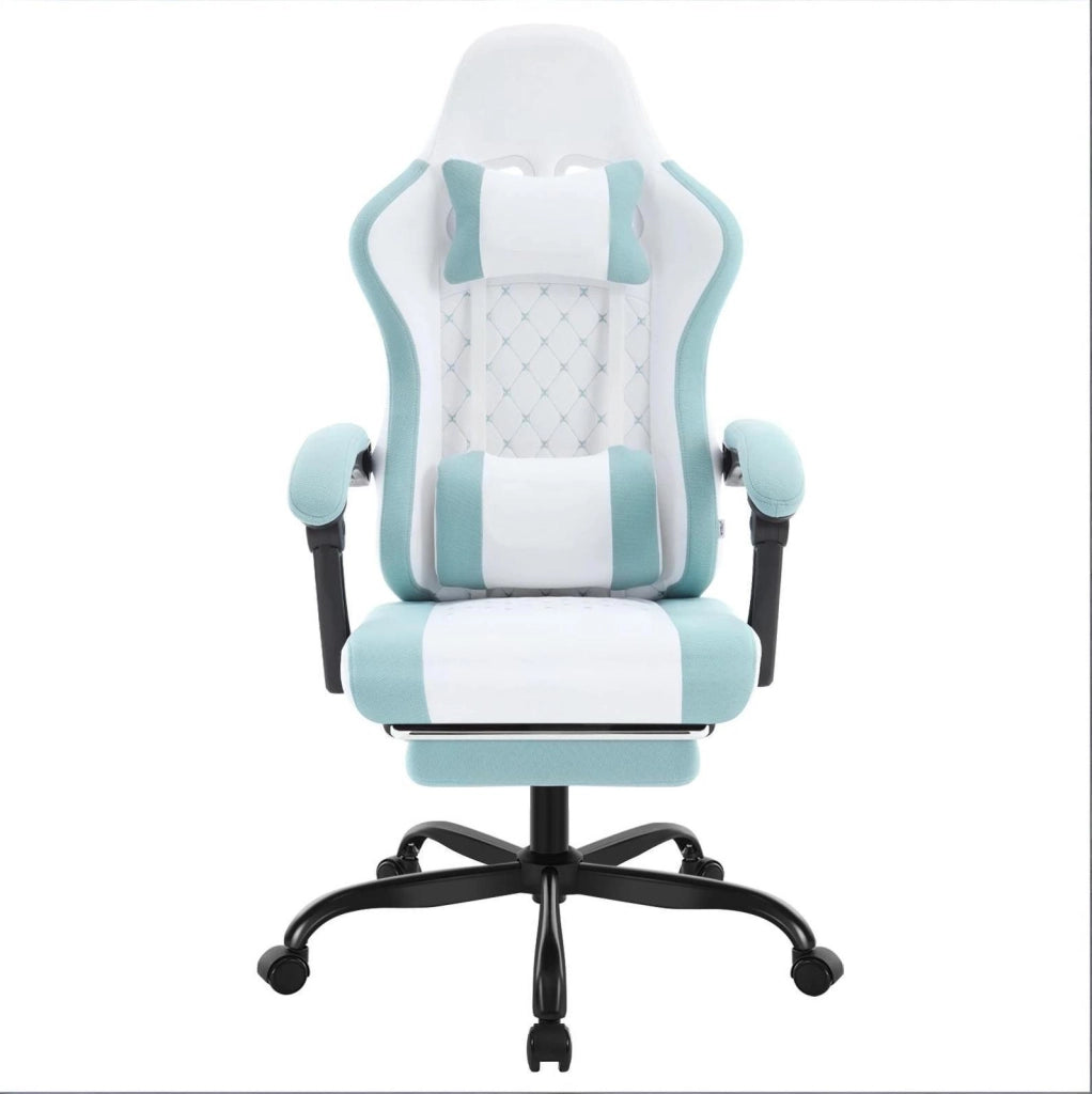 Sedia ergonomica da ufficio girevole con massaggio e schienale alto