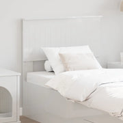 Testiera-Testata-Testiera Decorativa Bianco Lucido 80 cm Legno multistrato 847536