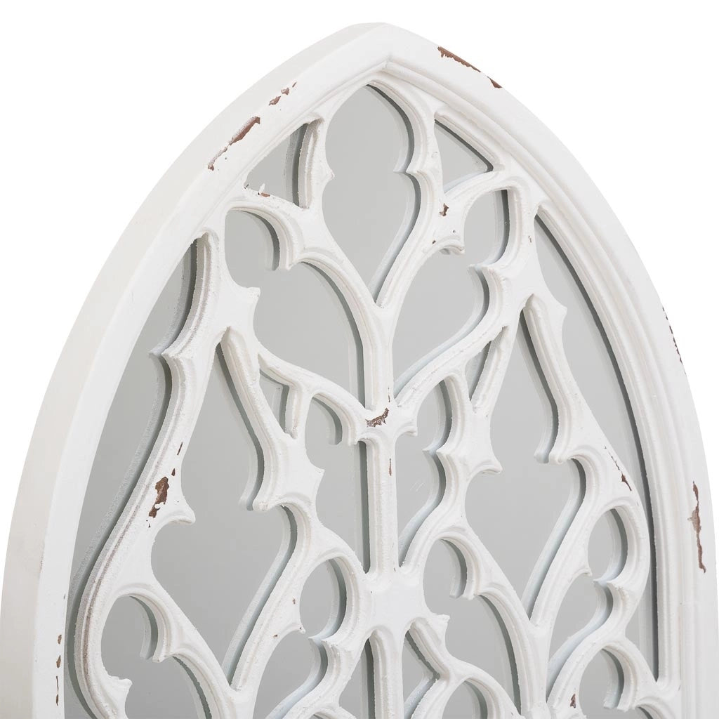 Specchio in legno bianco 40x2,7x80h