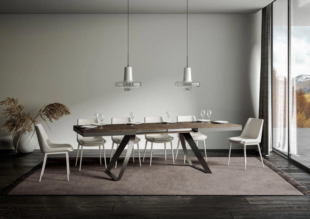 Tavolo Allungabile 180-284x90x77 cm Proxy Evolution Noce