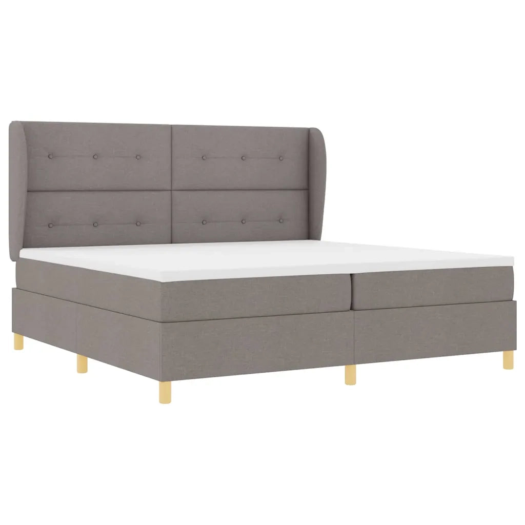Letto a molle con materasso Talpa 200 x 200 cm Tessuto 3340778