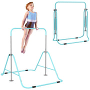 Barra per trazioni pieghevole per bambini regolabile 88-128 cm ¨C zephmum ¨C verde