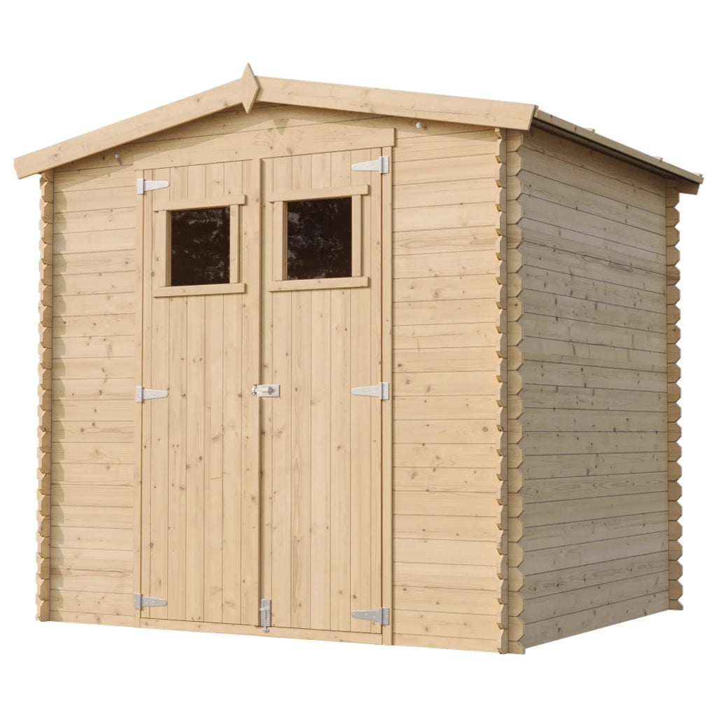 TIMBELA M369+M369G Casetta da Giardino in Legno - 4,33 m2
