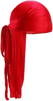 2-pack cappelli hiphop, unisex, cappelli pirata, cuffie, cappelli a turbante, soffici e respiranti, adatti per hiphop, uso quotidiano, rosso