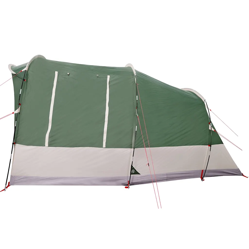 Tenda da Campeggio a Tunnel per 3 Persone-Tenda per Escursionismo Verde Impermeabile 975286