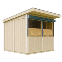 Chiosco esterno Premium - 5,9m?² - H240x248x305 cm - Timbela M950