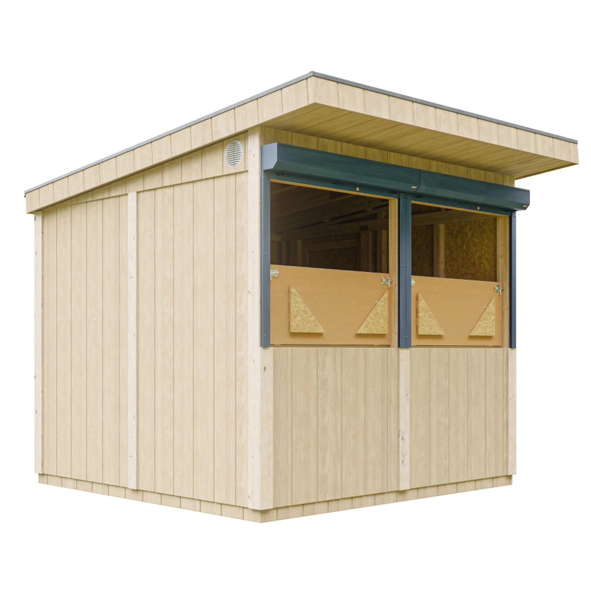 Chiosco esterno Premium - 5,9m?² - H240x248x305 cm - Timbela M950