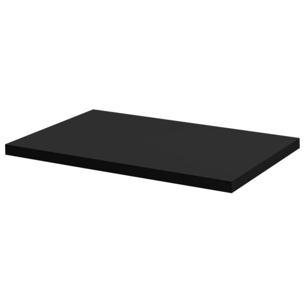 Mobile Sottolavabo da Parete NEWPORT con 2 Cassetti 60 x 60 x 40 cm - Nero [en.casa]