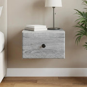 Mobiletto da notte a muro Grigio Sonoma 34,5 x 33 x 20 cm 899117