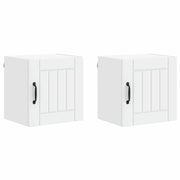Pensile da cucina | Armadietto a muro LUCCA 2 pz Bianco 40 x 31 x 40 cm