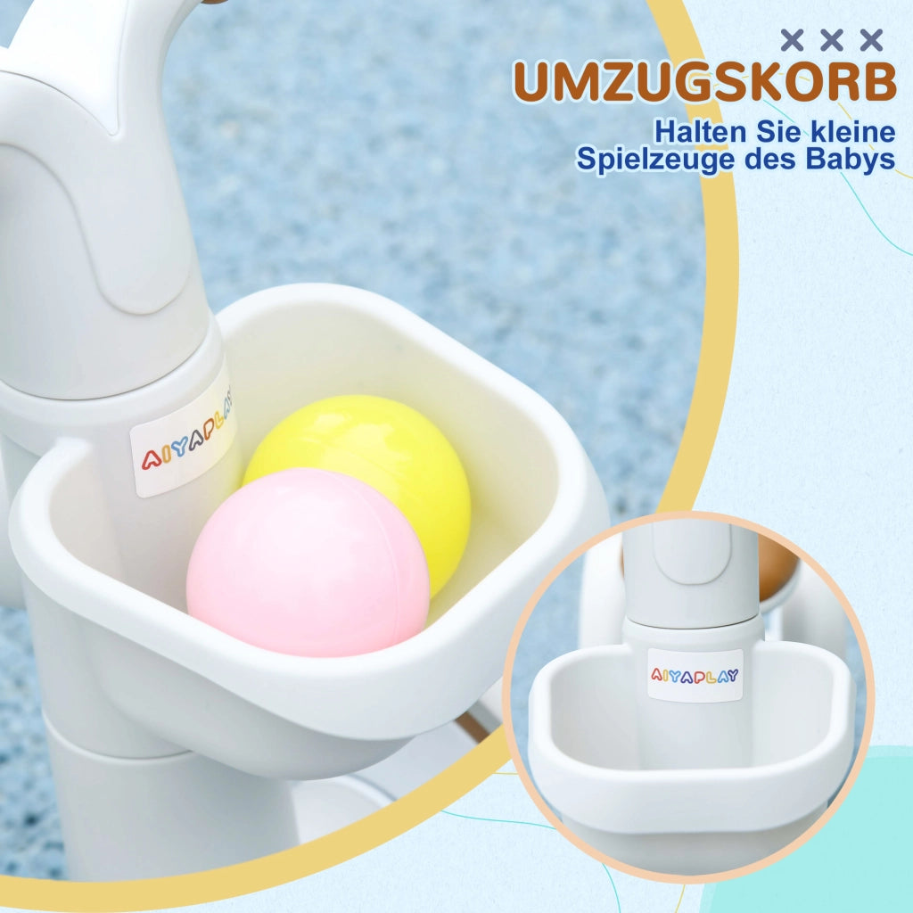 Bicicletta senza pedali per bambini ¨C zephmum ¨C verde/bianco, sedile regolabile, 1-3 anni