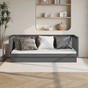 Dormeuse Grigia 100x200 cm in Legno Massello di Pino 821571