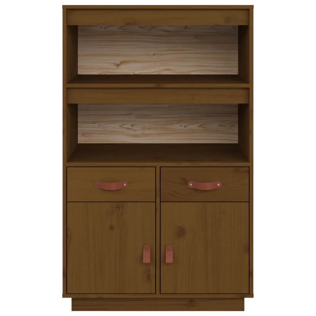 Credenza Miele 67x40x108,5 cm in Legno Massello di Pino cod mxl 25679