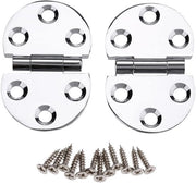 Scharnier 180 Gradi in Rame - Placca di Riparazione per Scharniere - Scharniere per Porte - Scharniere per Porte - Mallorelle per Scharniere - Rete di Acciaio - Dimensioni 45 x 30 x 1,5 mm - Scharniere per Porte