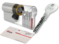 iseo 'r6 plus' cilindro 5 chiavi mm 35x45 cod:ferx.94224