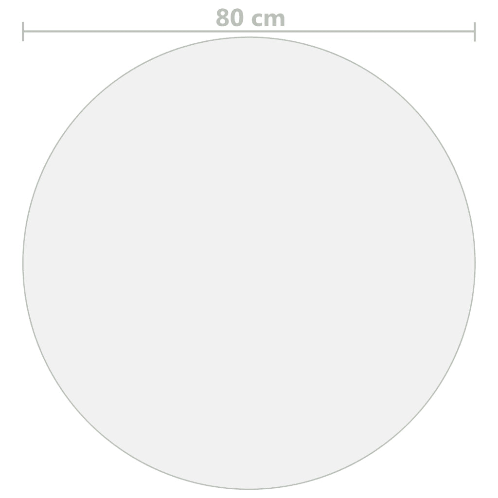 Protezione Tavolo Opaca Ø 80 cm 1,6 mm in PVC 288248