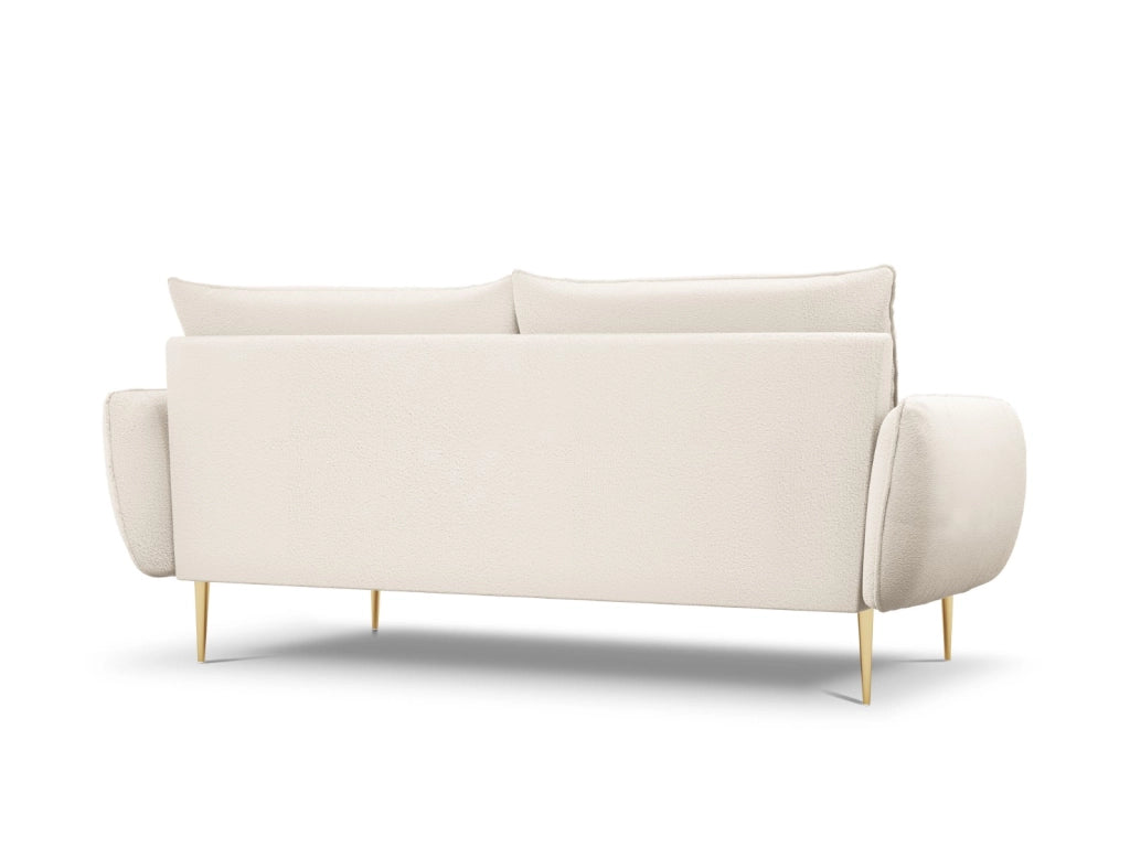 Cosmopolitan Design - Divano "Vienna" 4 posti in bouclé beige 