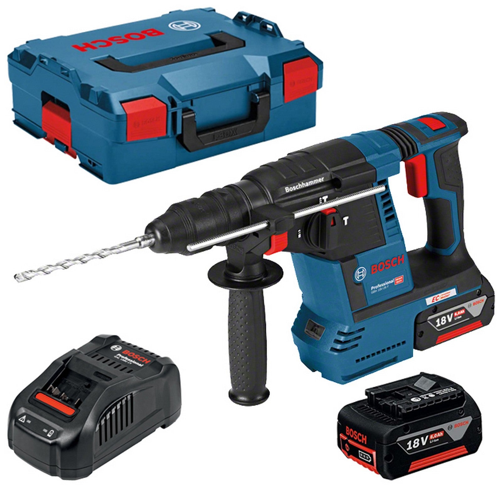 bosch-b 18v martello perf. gbh18v-26f 2 batt. 5,5ah cod:ferx.94246