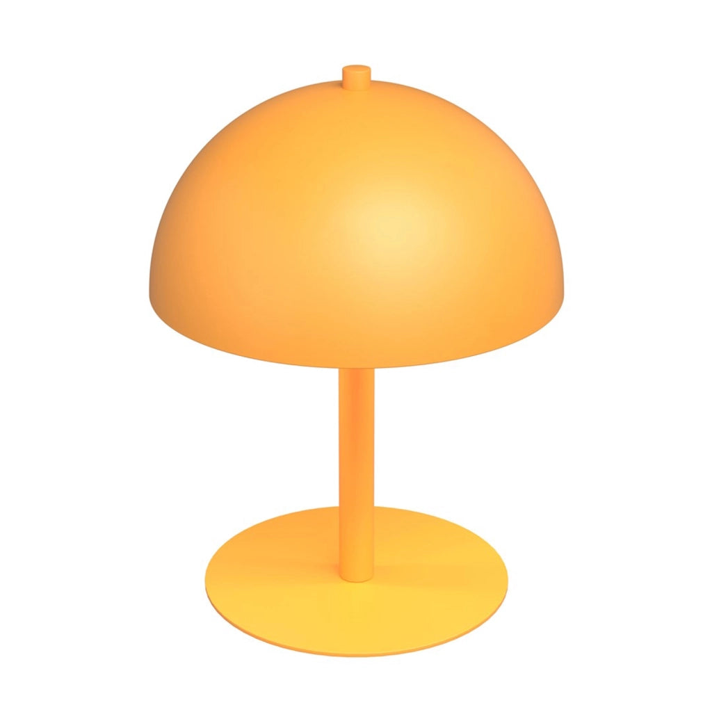 Lampada Da Tavolo Moderna Demetra Acciaio Arancione 2 Luci G9 Ip20