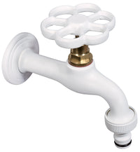 Rubinetto Colorato per Fontana da Giardino in Ottone Belfer RUB/024 Bianco