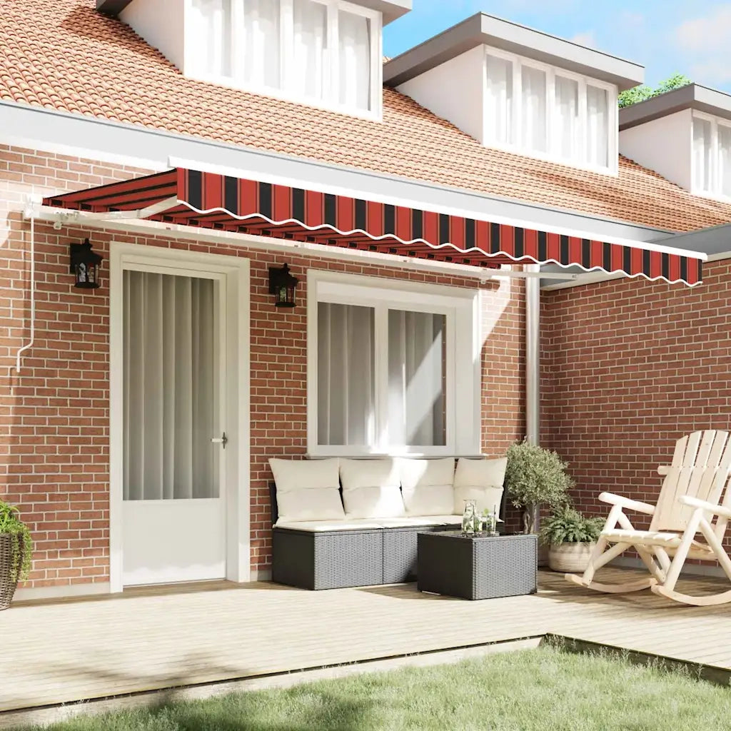 vidaXL Tenda Retrattile Multicolore 350 x 200 cm