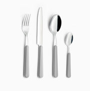 Servizio Set di Posate 24 pezzi in Acciaio Inox Eme Brio Grigio 9
