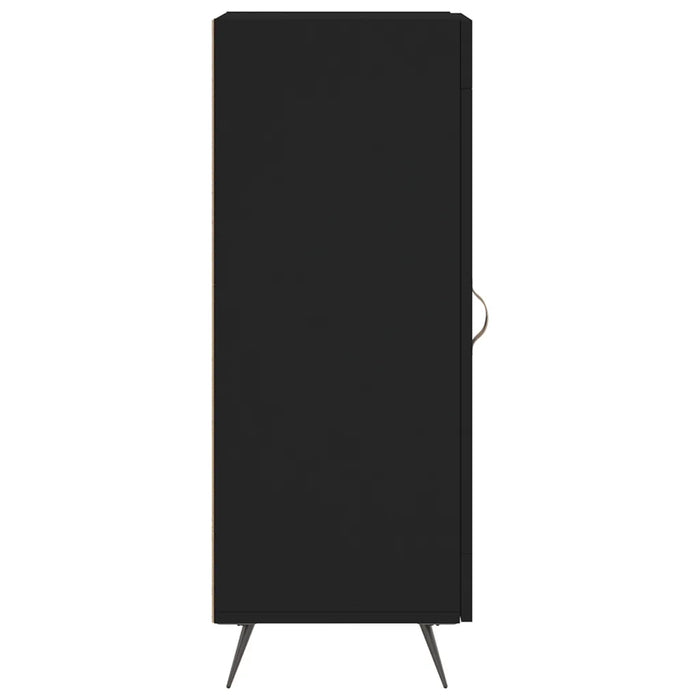 Credenza Nero 34,5x34x90 cm in Legno Multistrato 828765