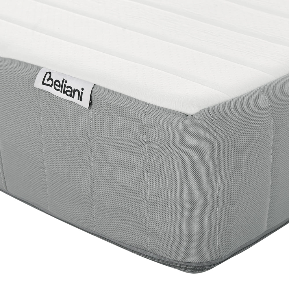 Materasso a molle insacchettate EU matrimoniale con maniglie imbottitura in memory foam rivestimento rimovibile 160 x 200 cm Rigidità media Design moderno trapuntato