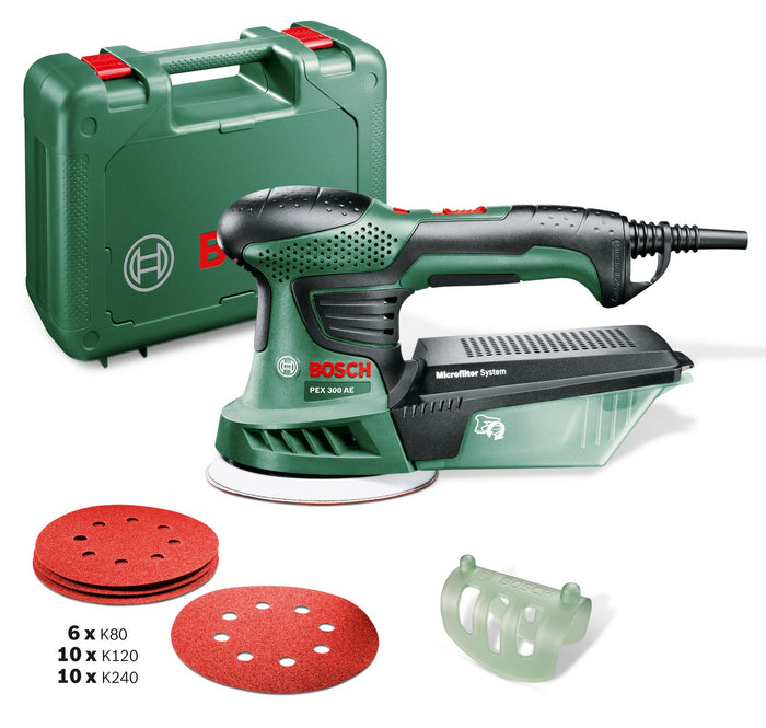 bosch-v levigatrice rotorbitale 270w pex300ae cod:ferx.94273