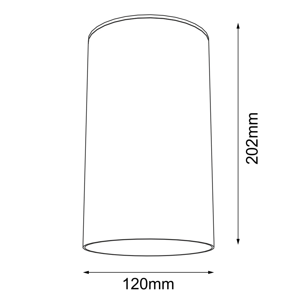 Spot da soffitto nero tondo Ø12cm GX53 9W Shilo ARAO 1178
