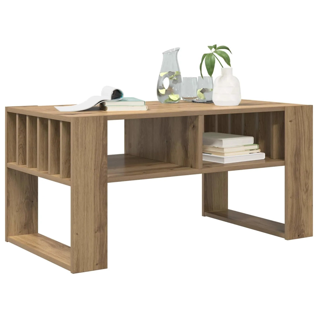 Tavolino da salotto | Tavolino da caff¨¨ | Tavolino da Soggiorno Rovere artigianale 92 x 49,5 x 45 cm