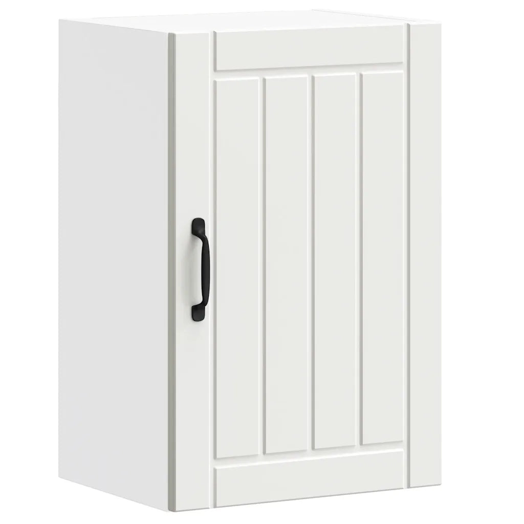 Pensile da Cucina-Mobile Cucina da Parete Lucca Bianco in Legno Multistrato 369206