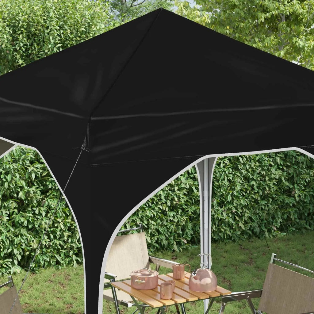 Tenda per feste a pop-up-Gazebo 194 x 194 x 245 cm Nero