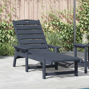 Lettino da sole Blu navy 195,5 x 53 x 98,5 cm HDPE 42006638