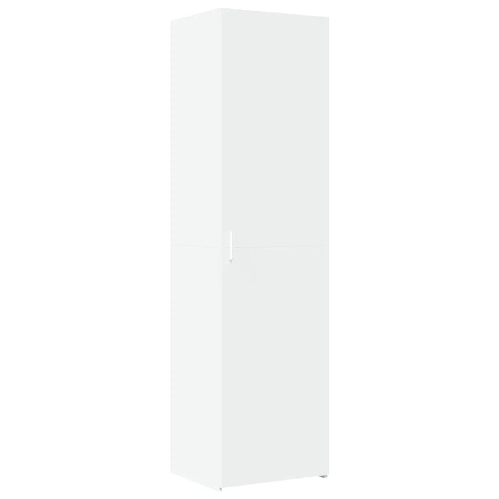 Buffet credenza cassettiera mobiletto mobile contenitore organizer cucina soggiorno salotto alto 50 x 42,5 x 185 cm legno ingegnerizzato bianco 02_0032462
