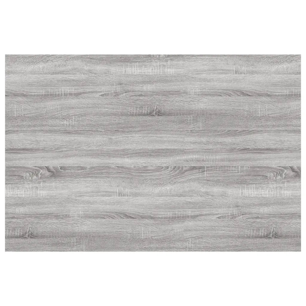 vidaXL Mensole Parete 4pz Grigio Sonoma 60x40x1,5 cm Legno Multistrato