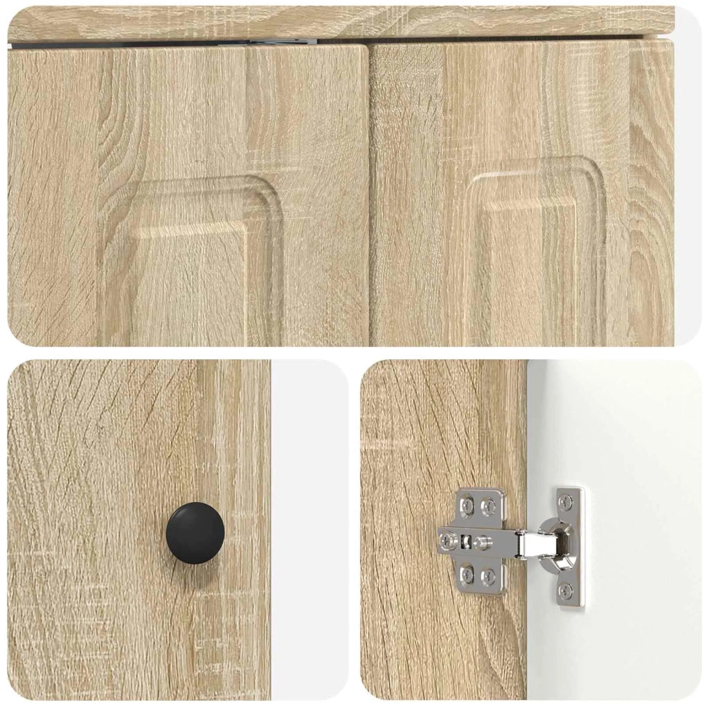Mobiletto da bagno sotto il lavello Rovere Sonoma 890006